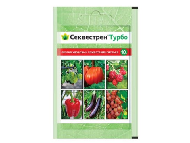 Секвестрен Турбо ( пак.10г) ВХ  ЦВ.ПАКЕТ 200шт/кор (упак(200 шт))